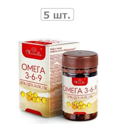 MIRROLLA omega 3-6-9 n100 caps at 370mg-5pcs