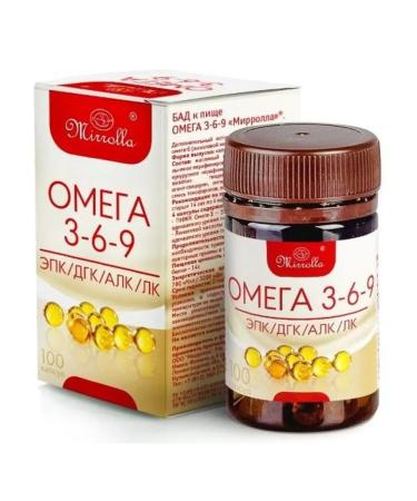 MIRROLLA omega 3-6-9 n100 caps at 370mg-5pcs - Buy Online on GoSupps.com