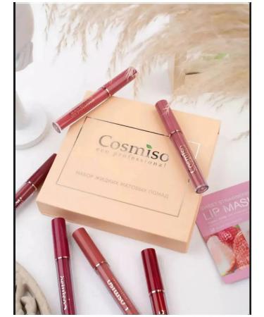 JOMTAM A set of liquid matte lipsticks and lip glosses 6pcs - Buy Online on GoSupps.com