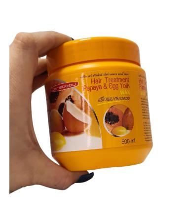 Carebeau Hair mask of papaya and yolk Wax 500ml - Buy Online on GoSupps.com