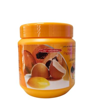 Carebeau Hair mask of papaya and yolk Wax 500ml - Buy Online on GoSupps.com