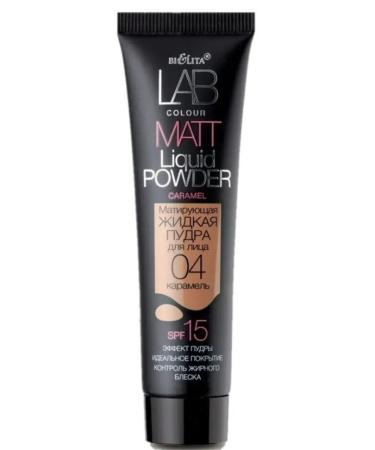 LAB COLOR Matting liquid powder for the face 04 caramel 30ml - Buy Online on GoSupps.com