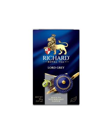 Tea black Richard Bergamot Lemon leaf 90g 2 units - Buy Online on GoSupps.com