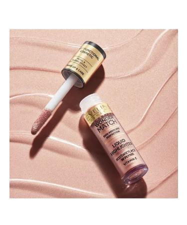 EVELINE Highlighter for face liquid wonder match tone 01 4.5 ml - Buy Online on GoSupps.com
