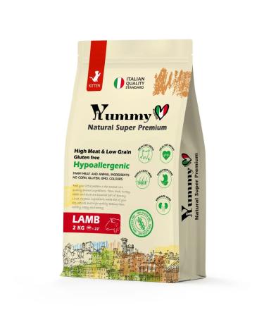 Yummy Linea Feed for kittens pregnant and nursing cats lambs 2 kg