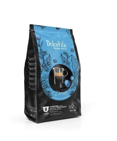 Dolce gusto Coffee in Dolcevita Decaf capsules. 8pcs - Buy Online on GoSupps.com