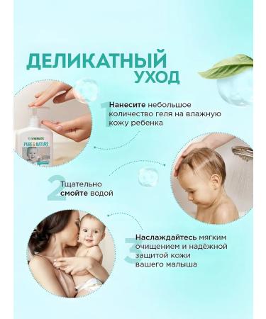 SYNERGETIC Gel Pure & Nature natural for bathing babies 500 ml - Buy Online on GoSupps.com