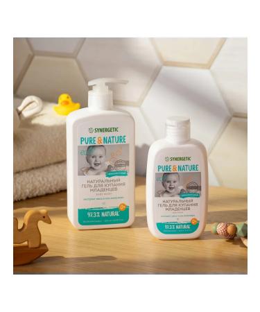 SYNERGETIC Gel Pure & Nature natural for bathing babies 500 ml - Buy Online on GoSupps.com
