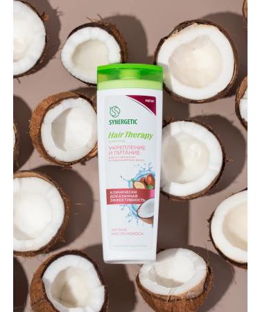 SYNERGETIC Hair Therapy Shampoo Strengthening and Hair Nut 400 ml - Buy Online on GoSupps.com