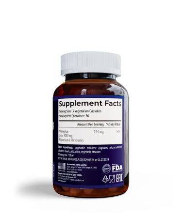 NDCG Magnesium L-Treonate Neuro-Mag Magnesium L-Threonate 90 capsules - Buy Online on GoSupps.com