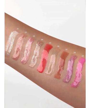 Latte Beauty Moisturizing lip gloss with sparkles 08 - Buy Online on GoSupps.com