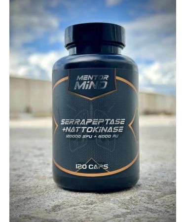Mentor Mind Serrapeptase + Nattokinase Serrapeptase + Nattokinaz - Buy Online on GoSupps.com