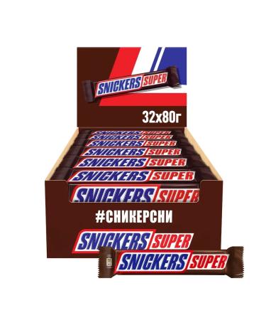 Chocolate Batonchik Snickers 32pcs of 80g - Buy Online on GoSupps.com