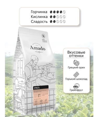 Amado Coffee coffee for coffee machine Passion 1 kg - Buy Online on GoSupps.com