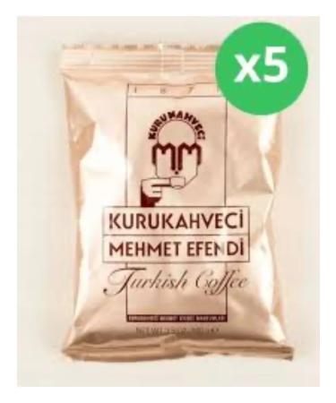KURUKAHVECI MEHMET EFENDI Natural ground coffee from Turkey 100% arabica - Buy Online on GoSupps.com