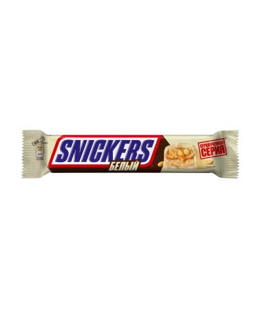 Chocolate Batonchik Snickers White 32pcs 81g - Buy Online on GoSupps.com