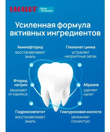 LACALUT Anti-caries toothpaste 75 ml 6pcs - Buy Online on GoSupps.com