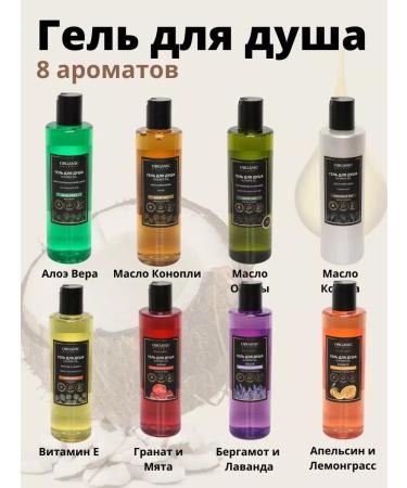 ORGANIC GURU Shower gel female male moisturizer 250 ml - Buy Online on GoSupps.com