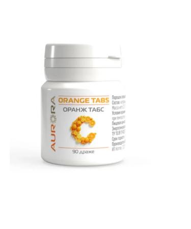 AUR-ORA Vitamin C Orange Tabs 90 dragees weighing 250 mg