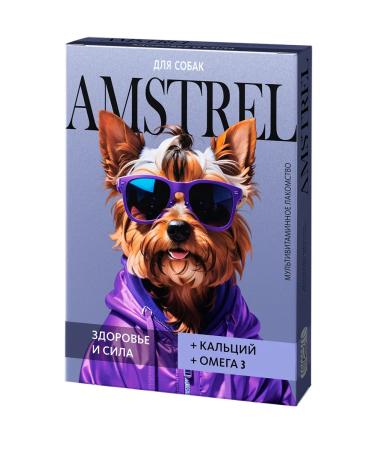 AMSTREL Multivitamins for dogs Health and strength 90 tablets - Buy Online on GoSupps.com