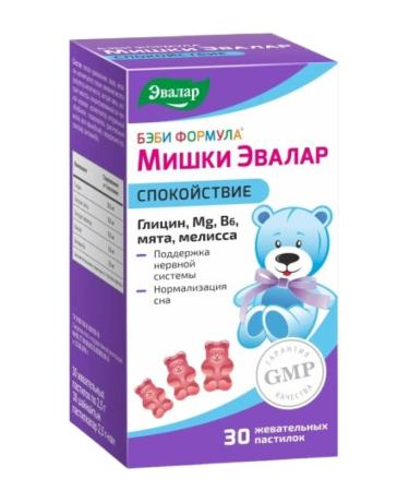 Evalar Baby Formula Calm chewing loaf 30pcs 1 un - Buy Online on GoSupps.com