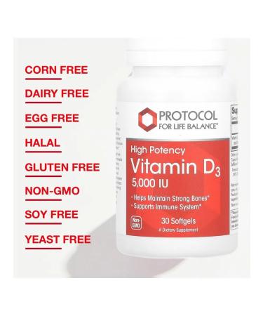 Protocol Vitamin D3 - Bone & Teeth Support - Buy Online on GoSupps.com