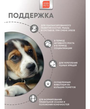 BINN PETS Collagen for dogs additive Junior Promotion Vetapte - Buy Online on GoSupps.com