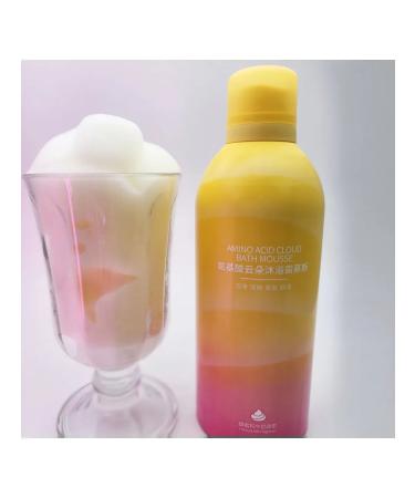 Okanen Mousse gel for shower milk and honey 350ml - Buy Online on GoSupps.com
