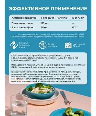 ENBIO Zinc picoline vitamins for men and women 25 mg - Buy Online on GoSupps.com