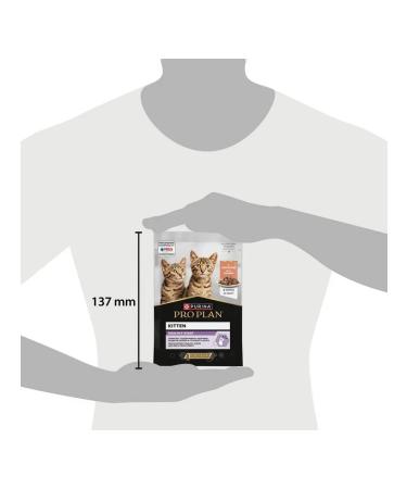 PRO PLAN Wet feed for kittens salmon in sauce 85 g 5 pcs - Buy Online on GoSupps.com