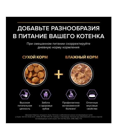 PRO PLAN Wet feed for kittens salmon in sauce 85 g 5 pcs - Buy Online on GoSupps.com