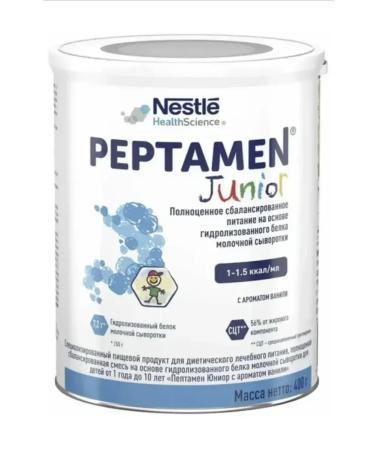 Nestle A mixture of Peptam Junior for therapeutic nutrition 1x400g - Buy Online on GoSupps.com