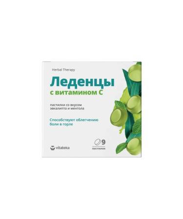 Vitatheca Vitamin C Ledes Eucalypt Mentol 3g 9pcs