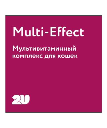 2u Multivitamin complex for cats Multi-Effect 100 - Buy Online on GoSupps.com