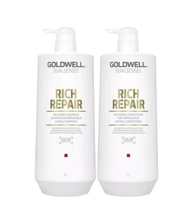 Goldwell Rich Repair Moisturizer Balm for brittle hair 1l - Buy Online on GoSupps.com