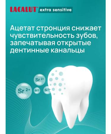 LACALUT Extra Sensitive toothpaste 75 ml 6pcs - Buy Online on GoSupps.com