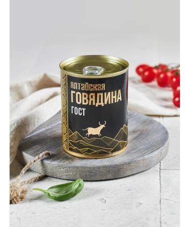 Altai Power Beef stew Altai GOST 32125-2013 12 cans*338g - Buy Online on GoSupps.com