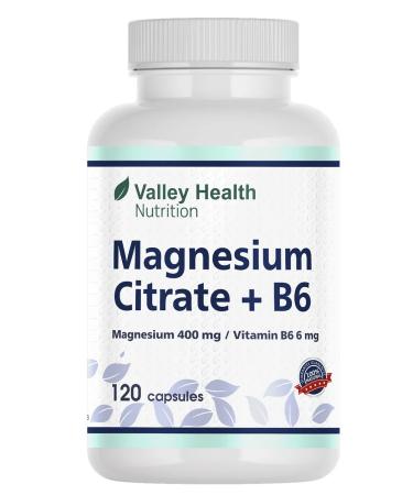 Valley Health Magnesium citrate 400 mg + vitamin B6 6 mg - Buy Online on GoSupps.com