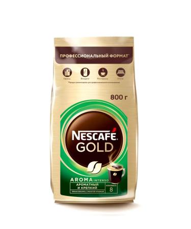Nescafe Soluble Neskafa Gold Aroma Intenso 800g coffee - Buy Online on GoSupps.com