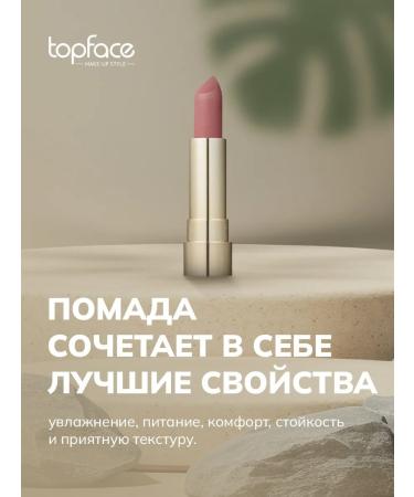 TopFace Matte lipstick Soft Matte Lipstick-002 - Buy Online on GoSupps.com