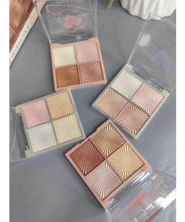 Highlighter for face 4 colors 4pcs