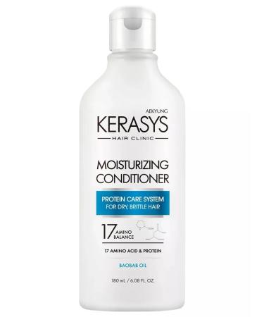 KeraSys Moisturizing shampoo and air conditioning 2x180 ml - Buy Online on GoSupps.com