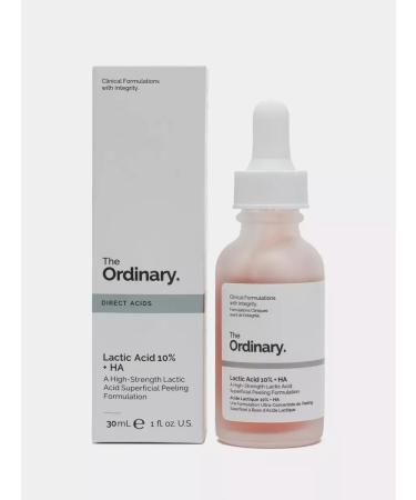 THE ORDINARY Lactic Acid 10% + HA Peeling Serum Renewal and Radiance of Your Skin