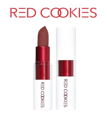 Red Cookies Lipstick No. A3 Nature Belle Red-brown