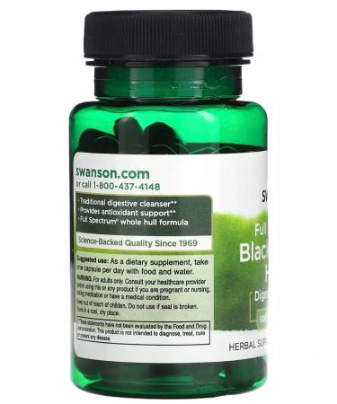 Nature's Way Swanson black walnut shell 500 mg 60 capsules - Buy Online on GoSupps.com