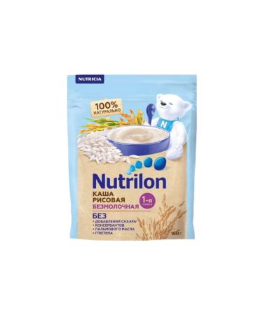 Silent porridge nutrilon rice with 4 months of 180g 2pcs - Buy Online on GoSupps.com
