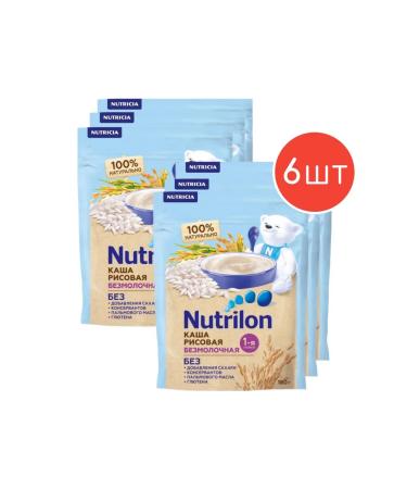 Silent porridge nutrilon rice with 4 months of 180g 6pcs