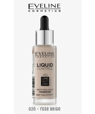 Eveline Cosmetics Innovative tonal base Liquid Control- Rose Beige - Buy Online on GoSupps.com