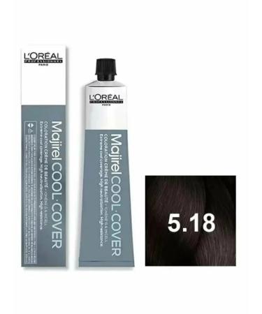 L'OREAL L'REAL MAJIREL COOL COVER 5.18 hair dye 50 ml