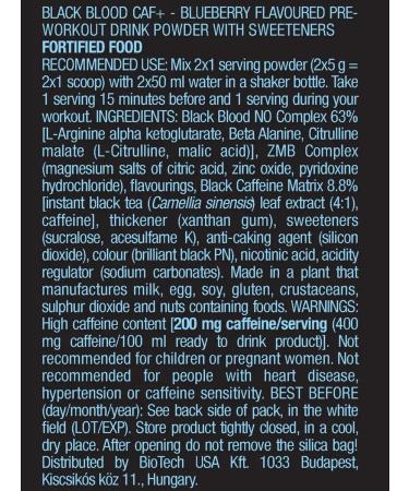 Biotech USA Black Blood Nox+ 330 G. Fruits - Buy Online on GoSupps.com